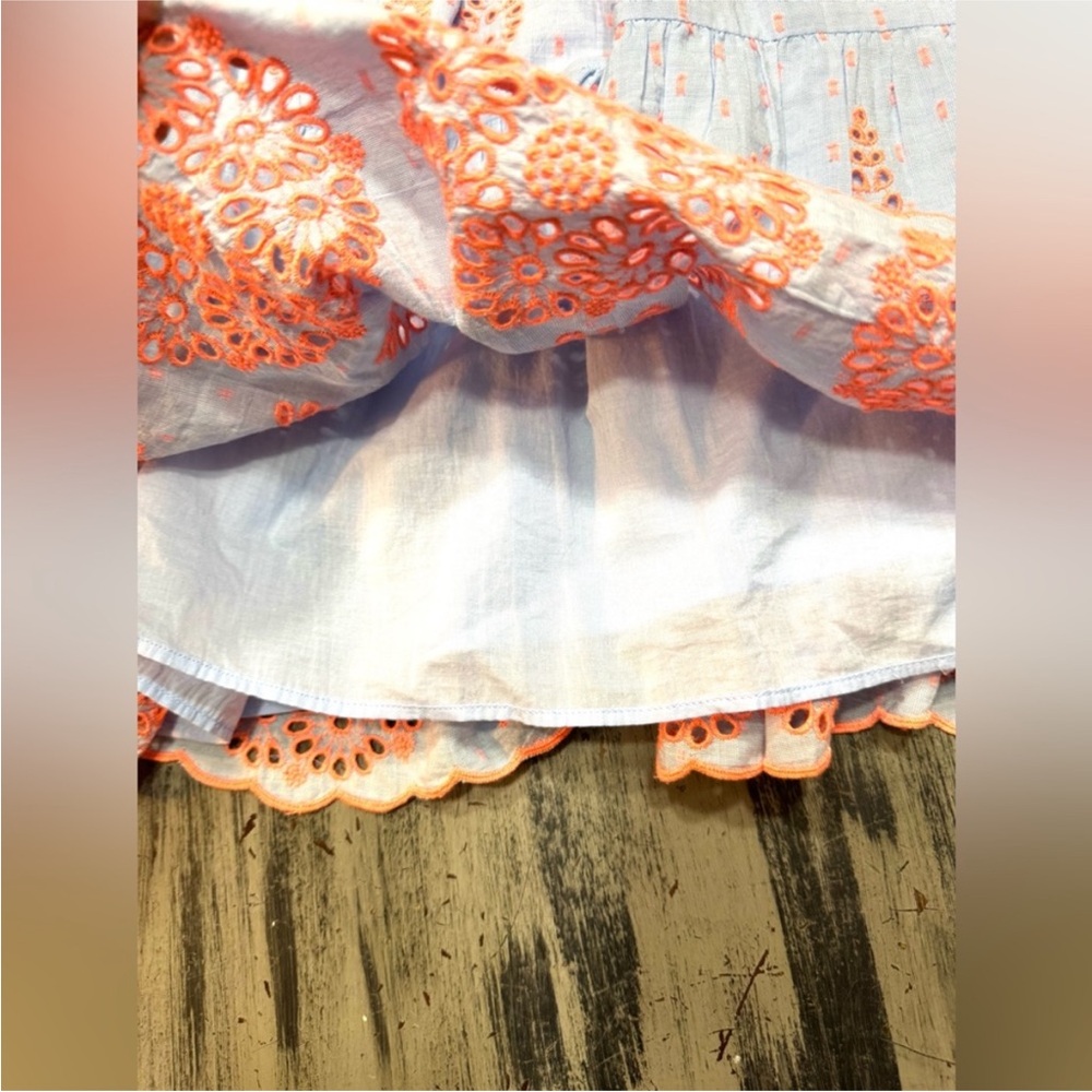 Lilly Pulitzer Rainna Smocked Eyelet Fit and Flare Dress NWOT - Picture 7 of 11